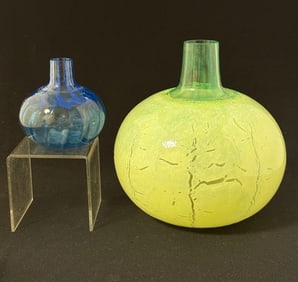 2 Kosta Boda Gourd vase
