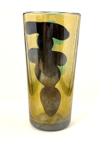 Venetian Olive Cylindrical Vase