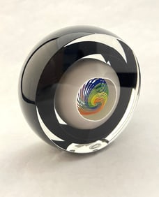 Paul Harrie glass paperweight