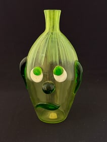 2 Murano Face Vases
