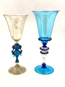 2 Murano Goblets