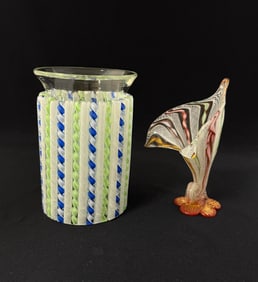 Two Venetian Latticino items