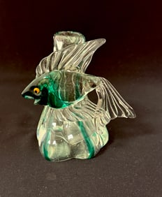Murano Figural Fish Bud Vase