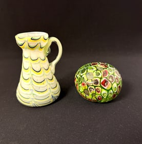 Two Fratelli Toso Glass Items