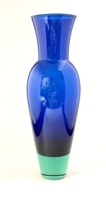 Large Flavio Poli Glass Vase