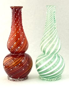 2 Murano Glass Vases