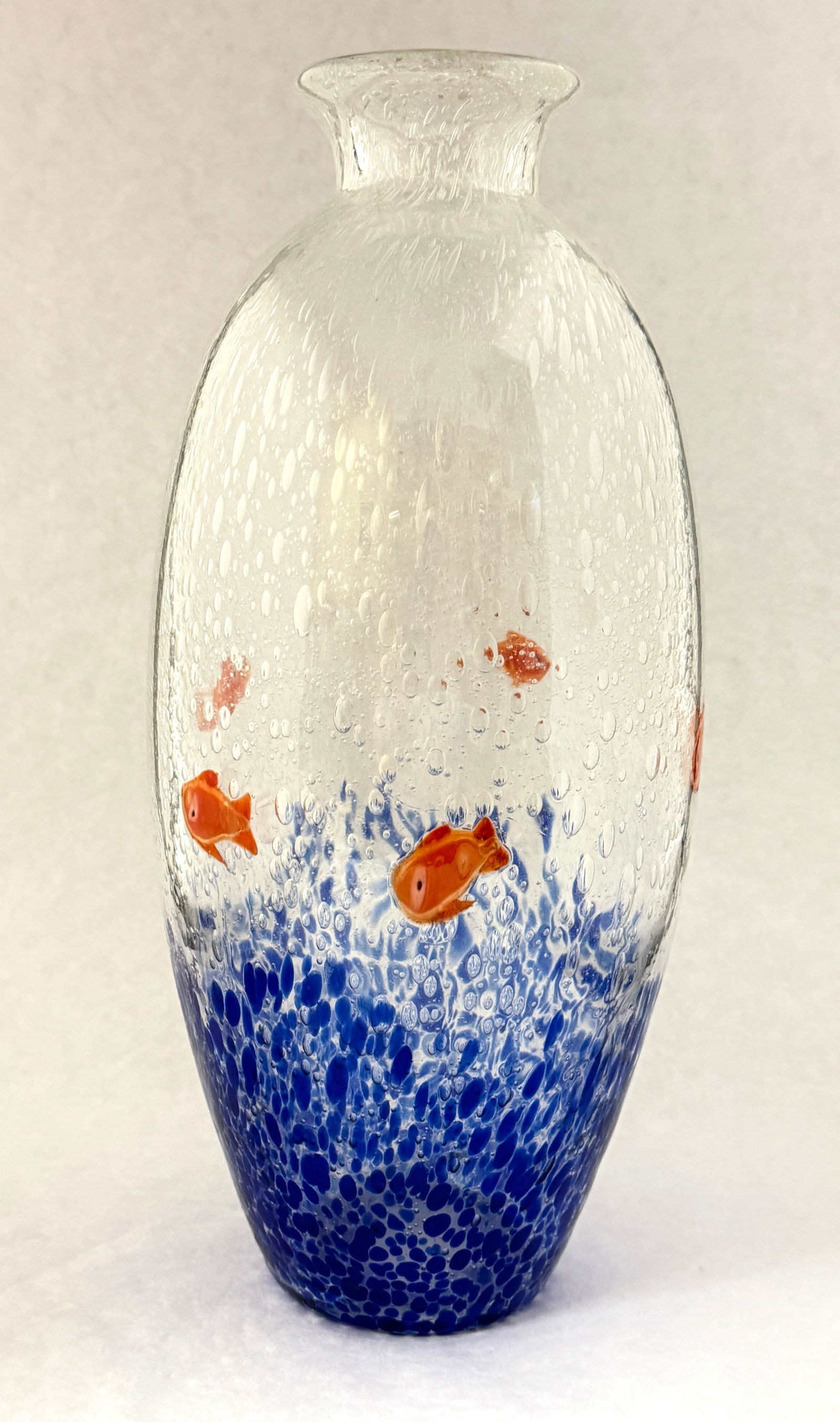 Christofle Double Fish Vase,