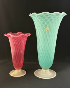 2 Alfredo Barbini Vases