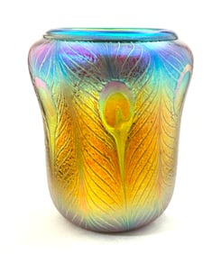 Large Charles Lotton Glass Vase