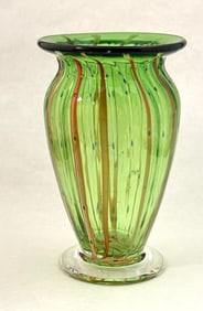 Contemporary Green Glass vase
