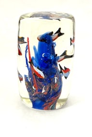 Murano Aquarium Glass Vase