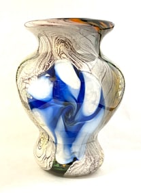 Massive Art Glass Vase