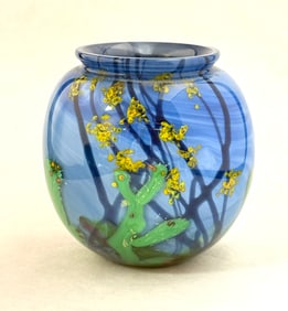 Karl Schantz Paperweight Vase