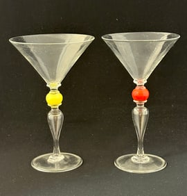 Pair of Dante Marioni Goblets