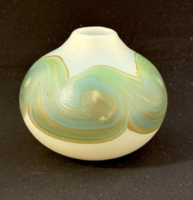 Mark Peiser Art Glass Vase
