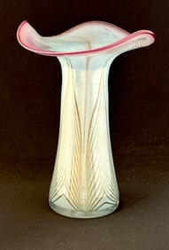 Erwin Eisch Pulled Feather Vase