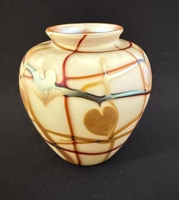 Carlson Art Glass Vase
