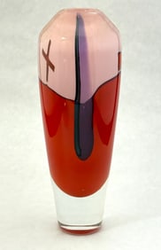 Magdanz Shapiro Art Glass Vase