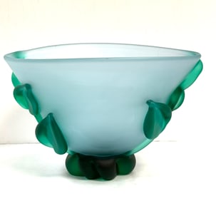 Tommie Rush Art Glass Bowl
