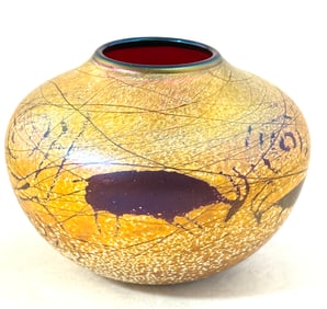 Rick Satava Petroglyph Vase