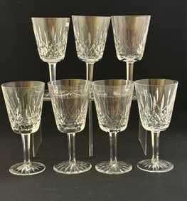 7 Waterford Wine Goblets