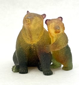 Daum Pate de Verre bears