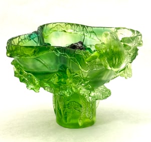 Tittot Art Glass Compote
