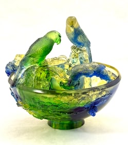 Tittot Art Glass Bird Sculpture