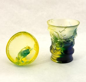 2 Tittot Art Glass items