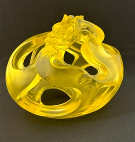 Tittot Dragon Art Glass Sculpture