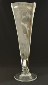 Simon Pearce Tall Triangular Vase