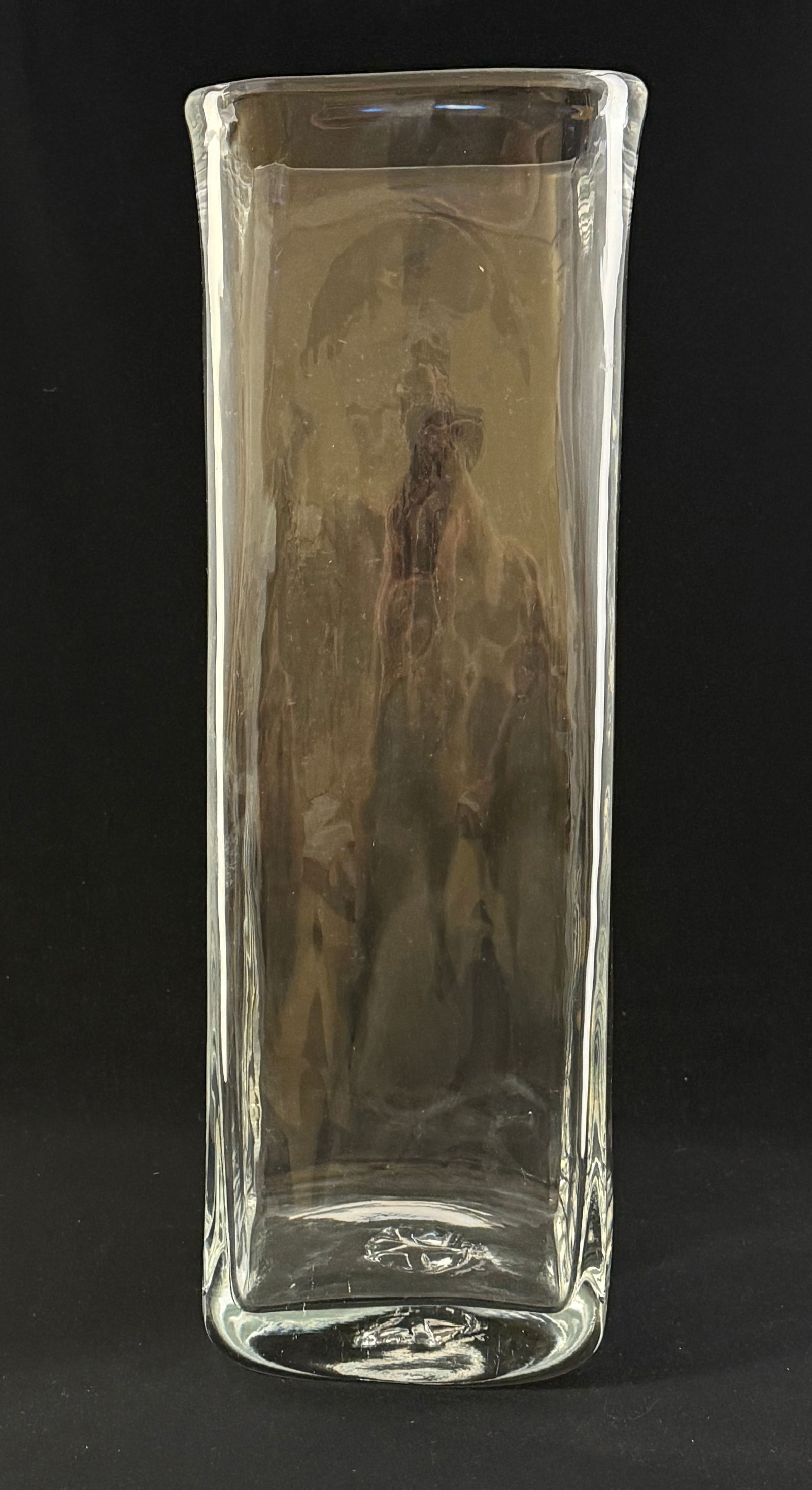 Simon Pearce Tall Square Vase (1 of 3)