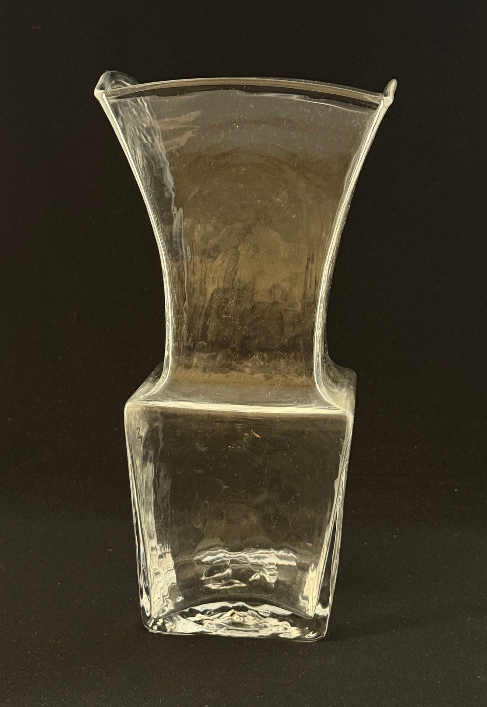 Simon Pearce Tall Square Vase (1 of 3)