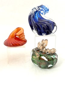 3 Contemporary Art Glass Items
