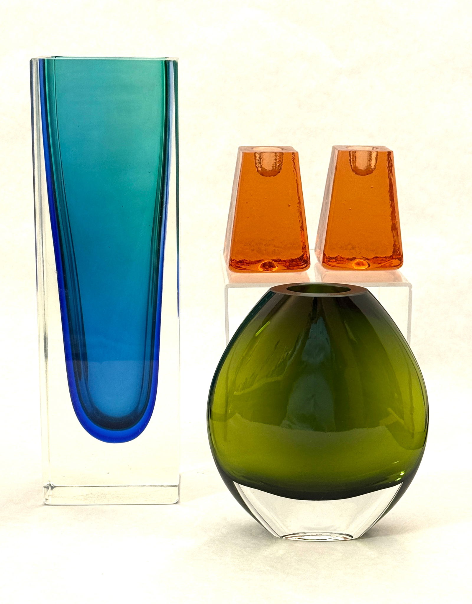 4 Midcentury Modern Glass Items (1 of 4)