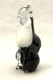 Ronneby Cat Glass Sculpture
