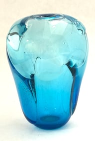 Jak Brewer Freeform Blue Vase