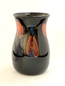 Edler Midnight Scallops Vase