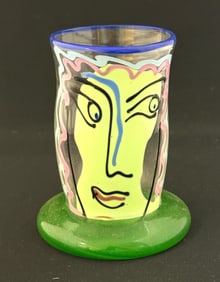 Bernstein Abstract Portrait Vase
