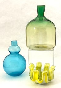 3 Italian Art Glass Items
