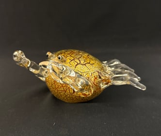 Murano Aventurine Figural Crab