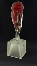 Rosis Murano Head Sculpture