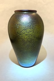 Peiser Iridescent Art Glass Vase