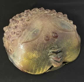 Paul Marioni cast glass mask