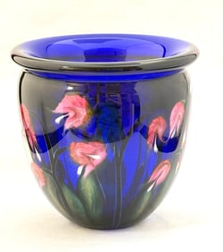 Tim Lotton Art Glass Vase
