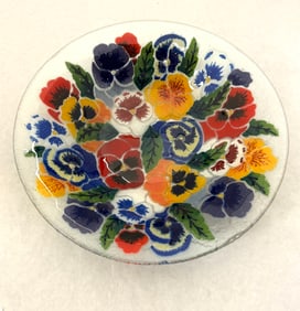 Peggy Karr Fused Art Glass Bowl