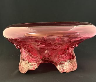 Mark Gibeau Art Glass Bowl