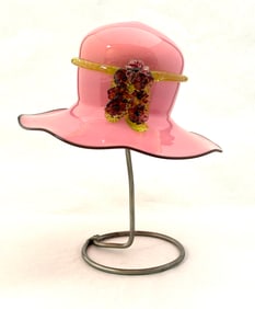 Brian Brenno Pink Hat on Stand