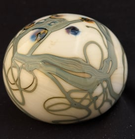 J. Byron Art Glass Paperweight