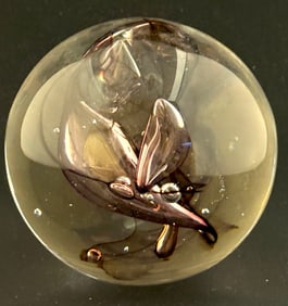 Leerdam Art Glass Sphere